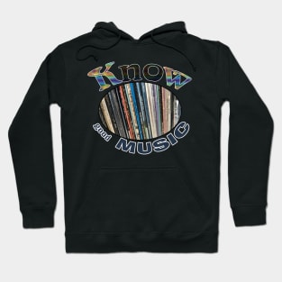 Record Album Music Logo Hoodie